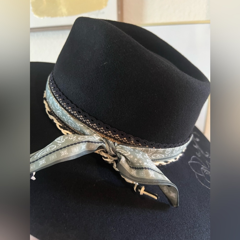 Custom Burned Black Lack of Color Hat - Picture 8 of 13